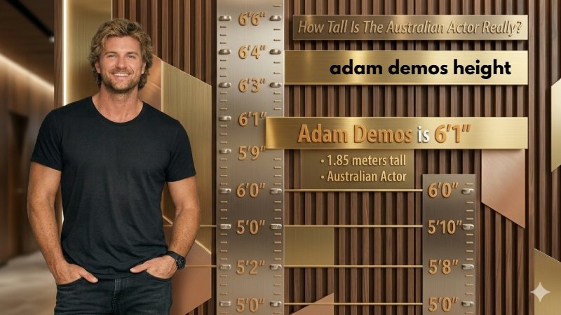 Adam Demos Height: The Complete Guide to the Australian Actor’s Stature and More
